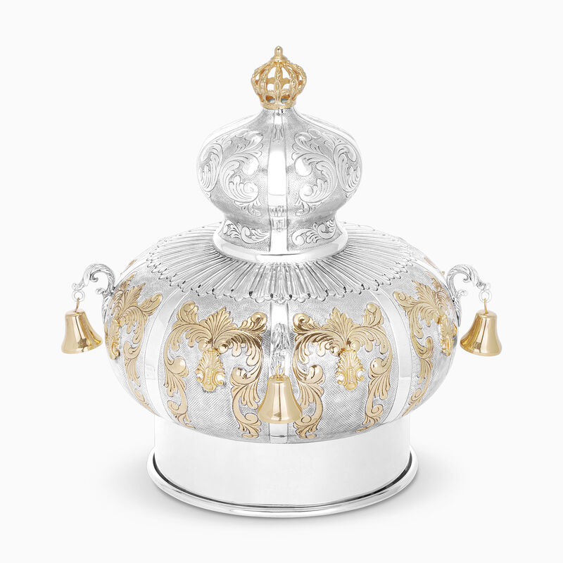 Royal Torah Crown - Small Sterling Silver 