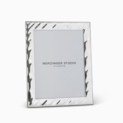 Disco Shiny Photo Frame Silver-Plated 