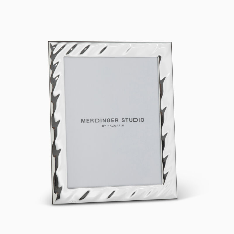 Disco Shiny Photo Frame Silver-Plated 