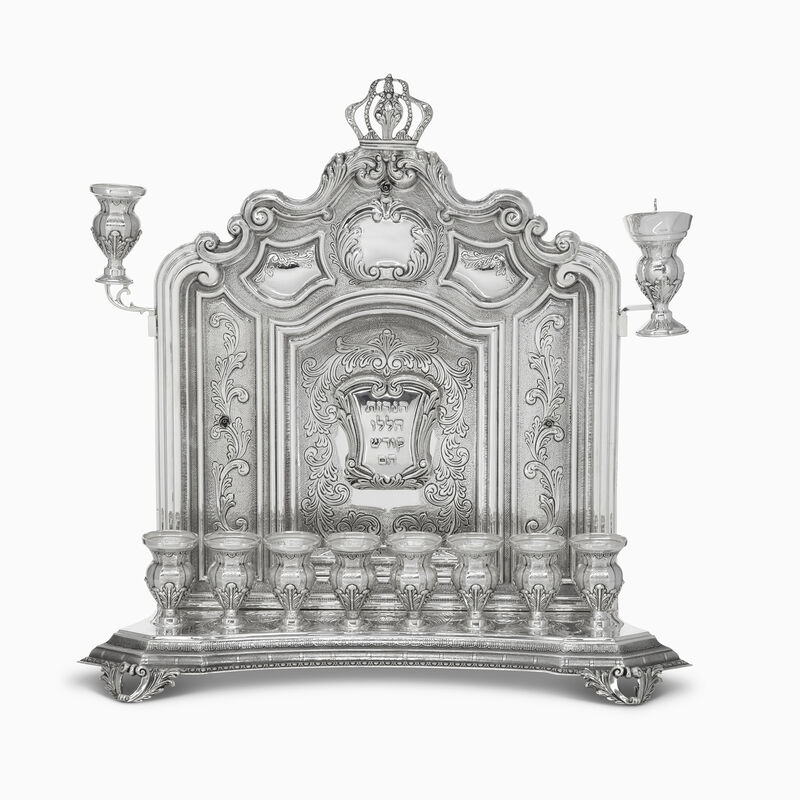 Kings Palace Wall Menorah Sterling Silver 
