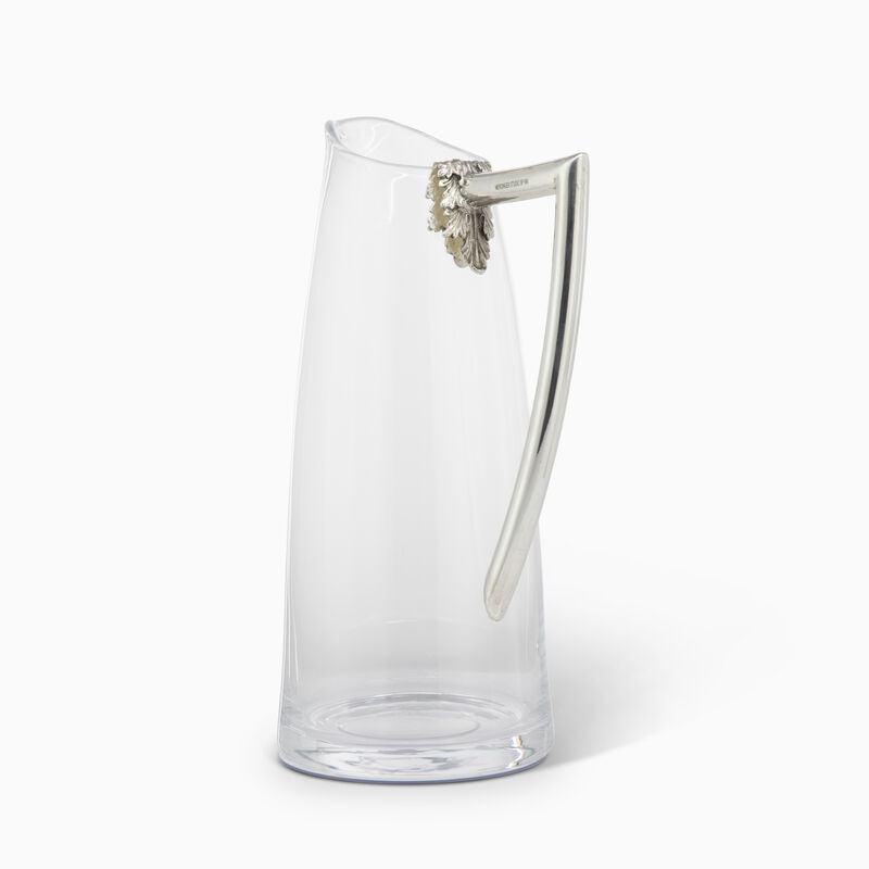 CARAFE WITH PLATED HANDEL 