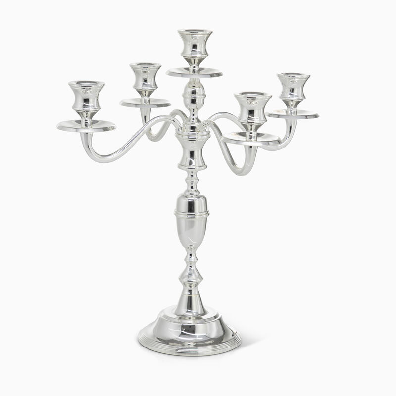 BILL 5 ARM CANDLEBRA PLATED 