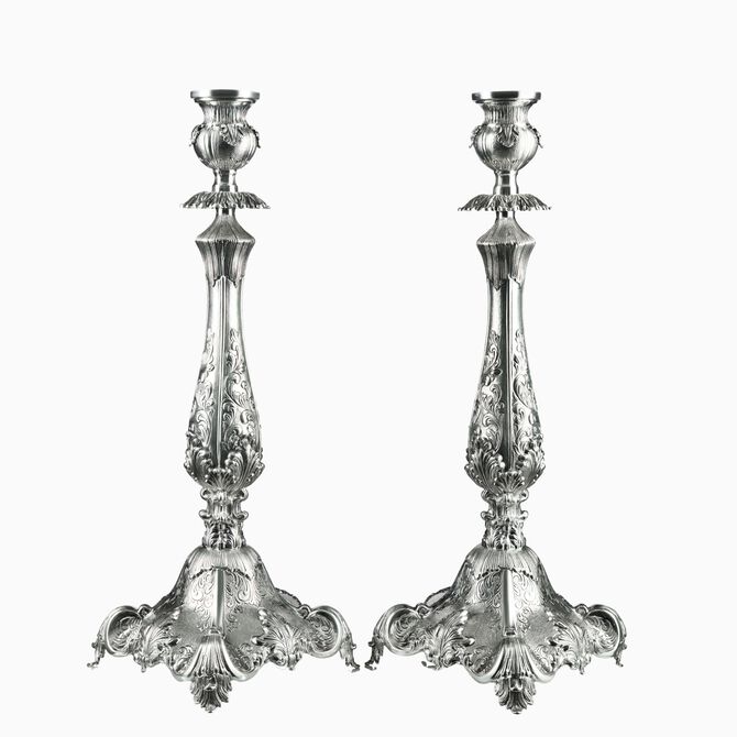 Majorca Candlesticks Sterling Silver