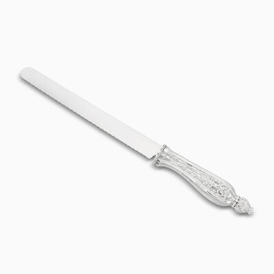 Genova Challah Knife Serrated Sterling Silver 
