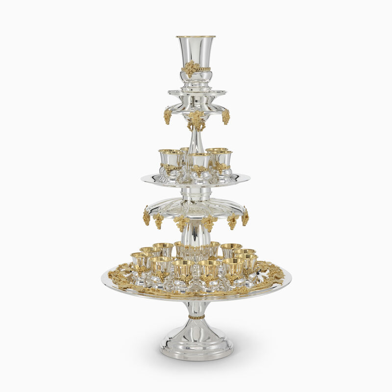 Eshkol Anavim Silver Wine Foun