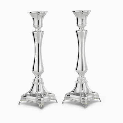 Matityahu Smooth Candlesticks Small 
