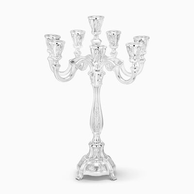 BELL DECORATED CANDELABRA 8 BRANCHES SMALL STERLIN