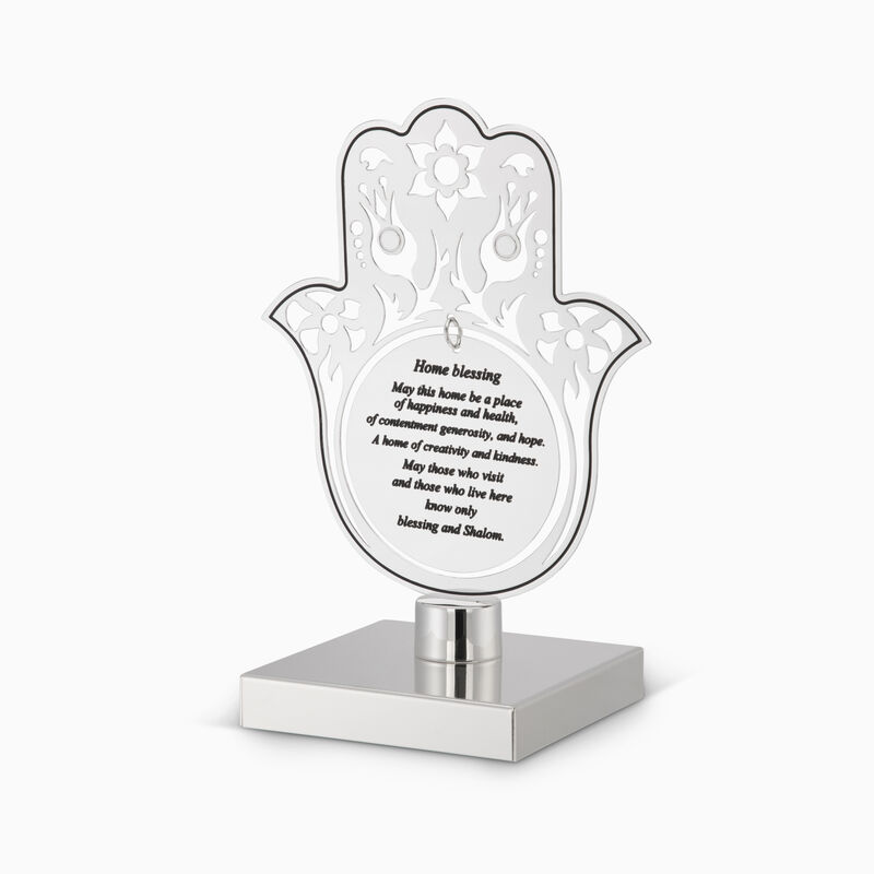 HOME BLES ENGLISH HAMSA PLATED
