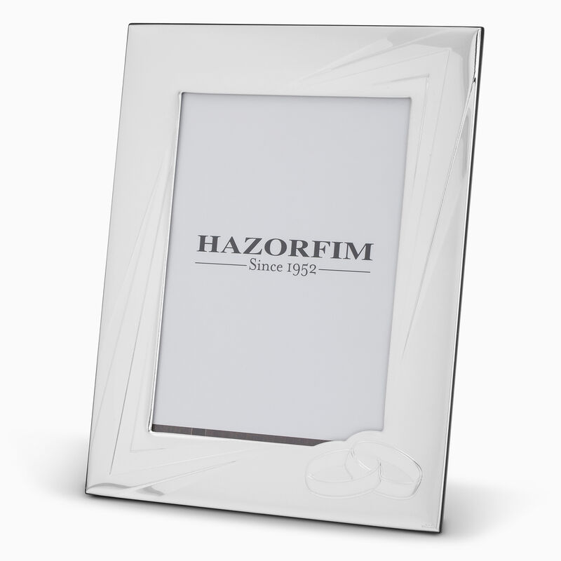 Wedding Ring Silver-Plated Photo Frame
