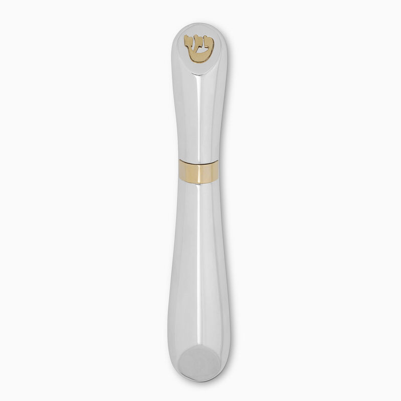 Rakia Mezuzah (6" Klaf) Sterling Silver 