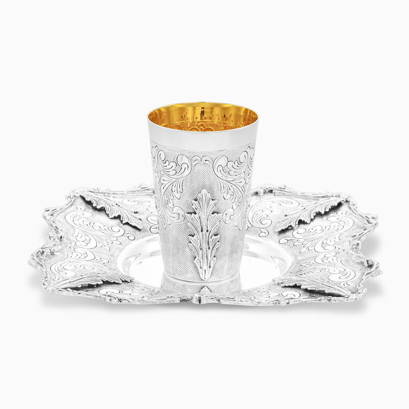 Antonio Chosson Kiddush Set Sterling Silver 