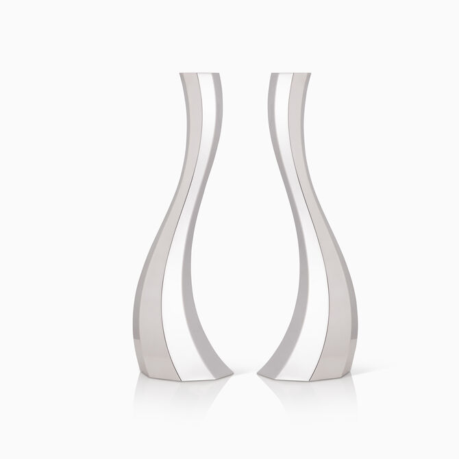 MERDINGER SILVER CANDLESTICKS