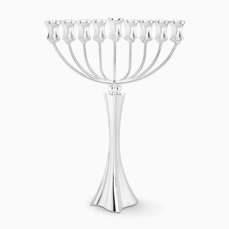 Bolero Menorah Large Sterling Silver 
