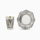 MENIFA KIDDUSH CAP AND PLATE 