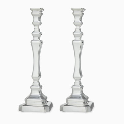 COMO CANDLESTICKS PLATED 