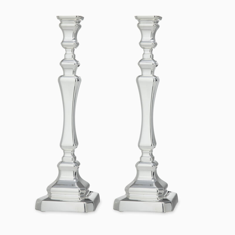 COMO CANDLESTICKS PLATED