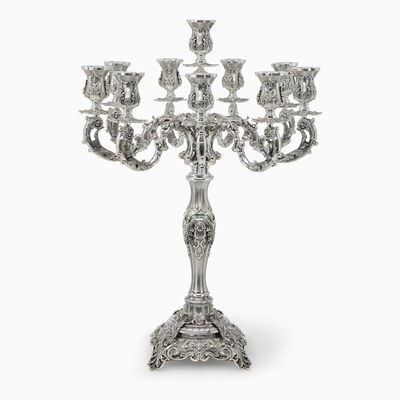 STONE 12 LIGHT CANDELABRA 