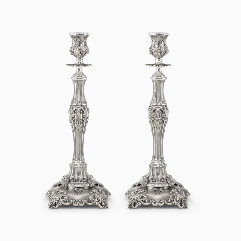 STONE CANDLESTICKS