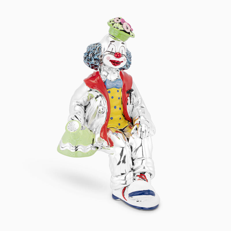 Clown Gardener Silver-Plated 