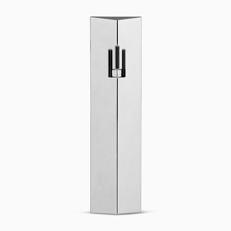 Prism Mezuza (Small) Silver-Plated 