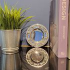 Eshkol Anavim Delicate Kiddush Plate Silver Eshkol Anavim Delicate Kiddush Plate Silver