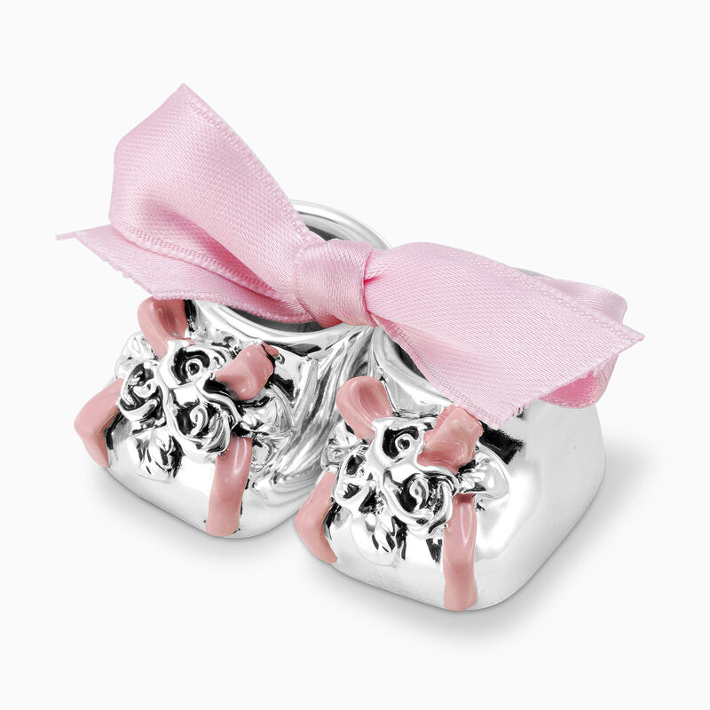 Baby Shoes Silver Plated 
