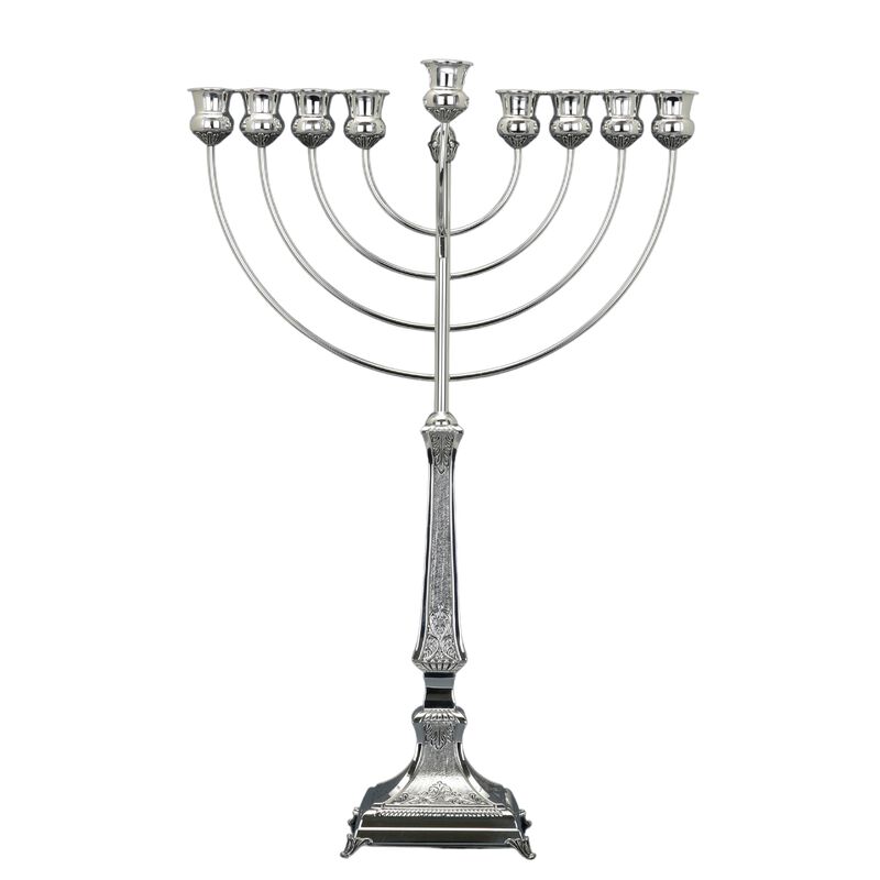 Laguna Masada Decorated Menorah Sterling Silver 