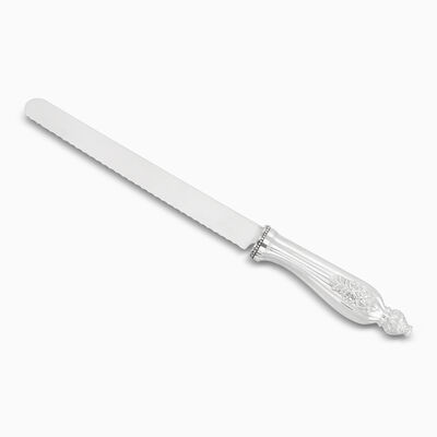 BELLAGIO CHALLAH KNIFE SERRATED STERLING SILVER 