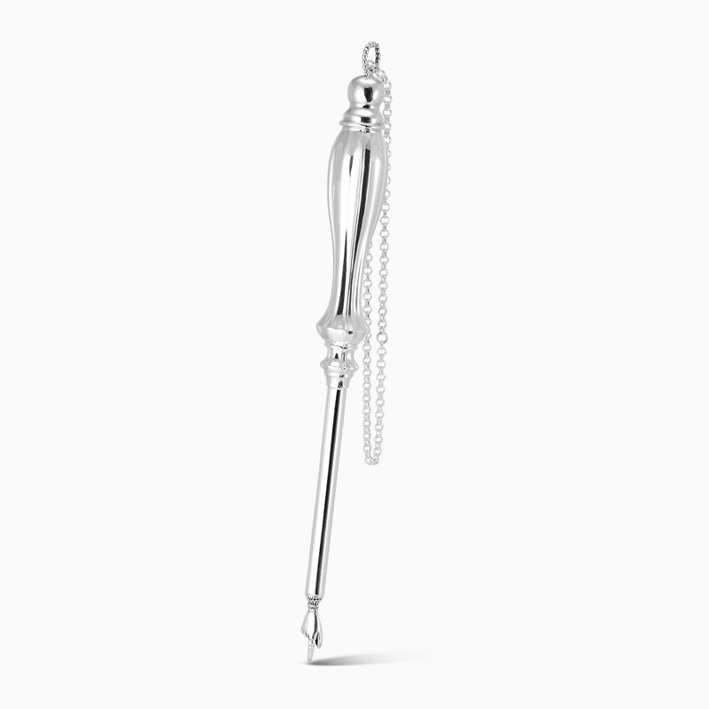 Sephardic Smooth Torah Yad Sterling Silver