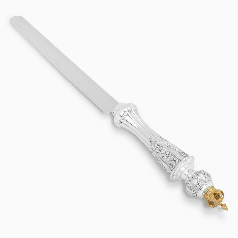 Brit Challah Knife Serrated Selective Gold 