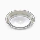 OVAL BOWL PEARL RIM PLATED 