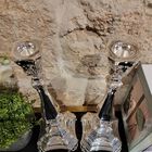 Bakio Candlesticks Smooth Sterling Silver Large 