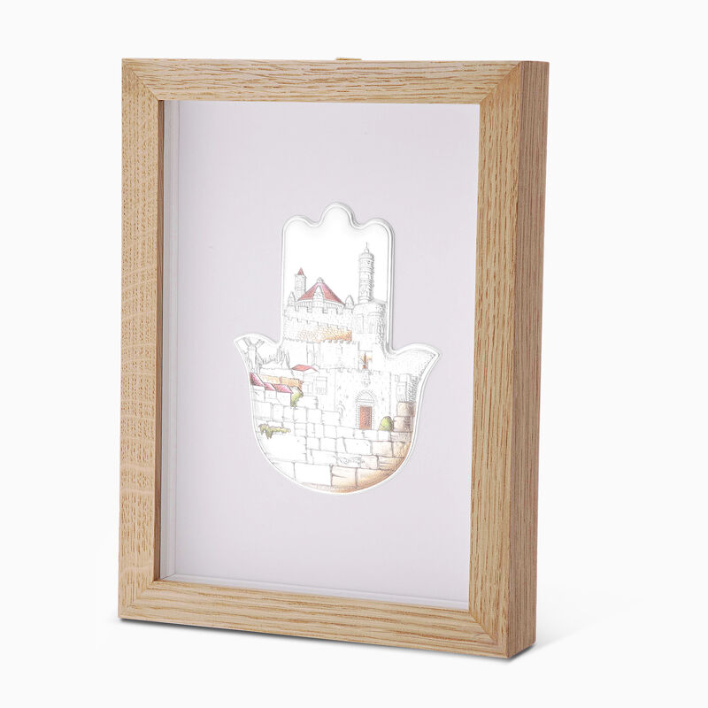JERUS HAMSA COLOR F' WOOD 