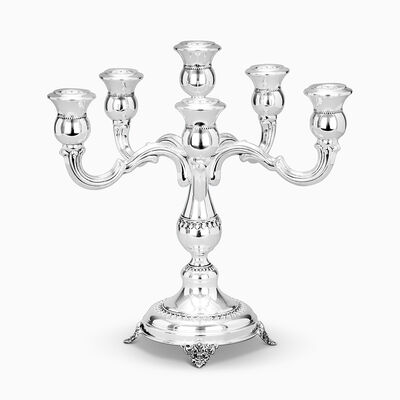 Filigree 6 Branch Candelabra Short Vine 
