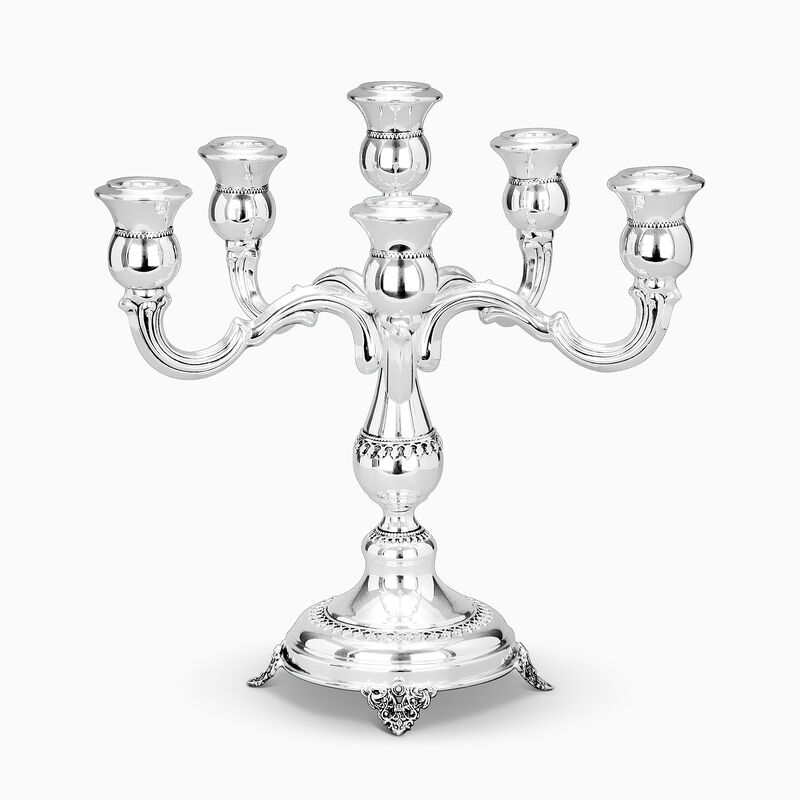 Filigree 6 Branch Candelabra Short Vine 