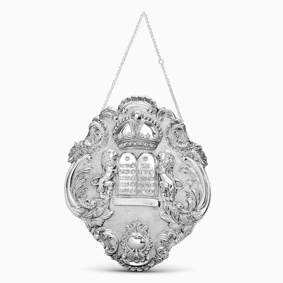 Oval Torah Breastplate Sterling Silver 