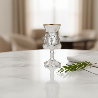 Chentarosa Kiddush Cup Beten Sterling Silver 