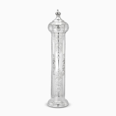Elecant Megillah Case Klaf 14" Sterling Silver 