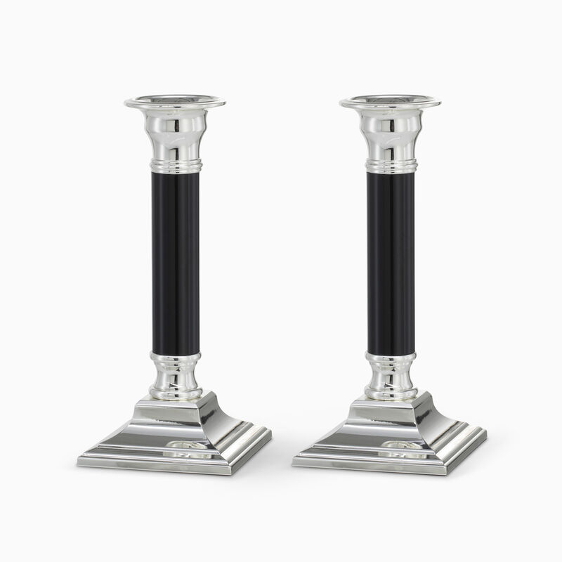 SMITH CANDLESTICKS PLATED 