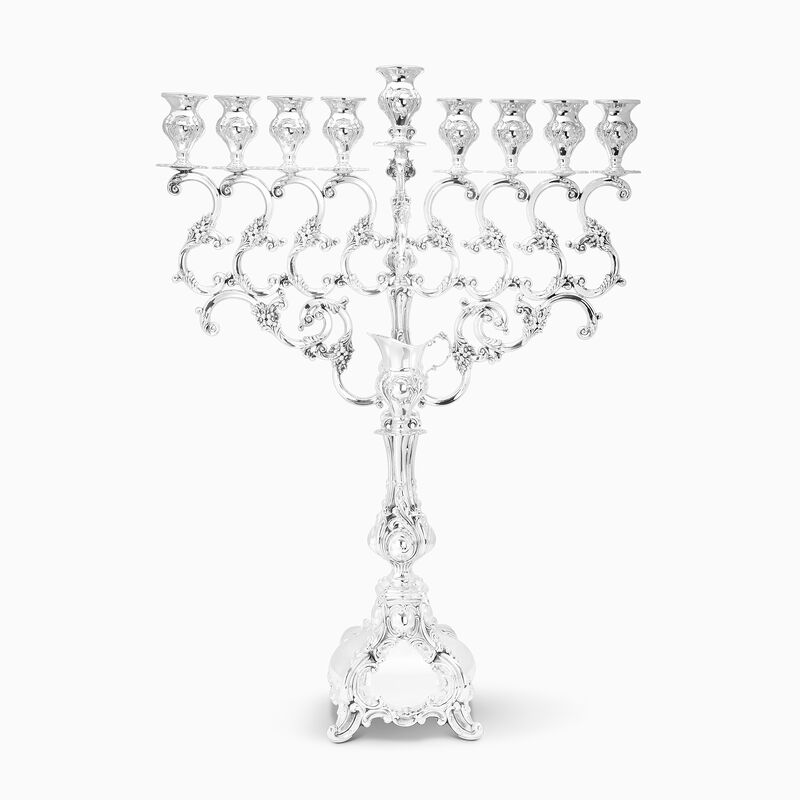 Ben Yehuda Menorah Jumbo Sterling Silver 