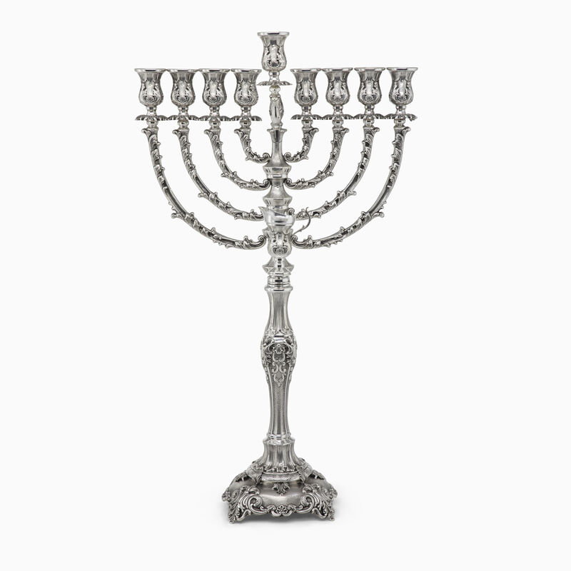 STONE MENORAH SMALL 