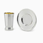 David Cup and Plate Set Silver-Plated 