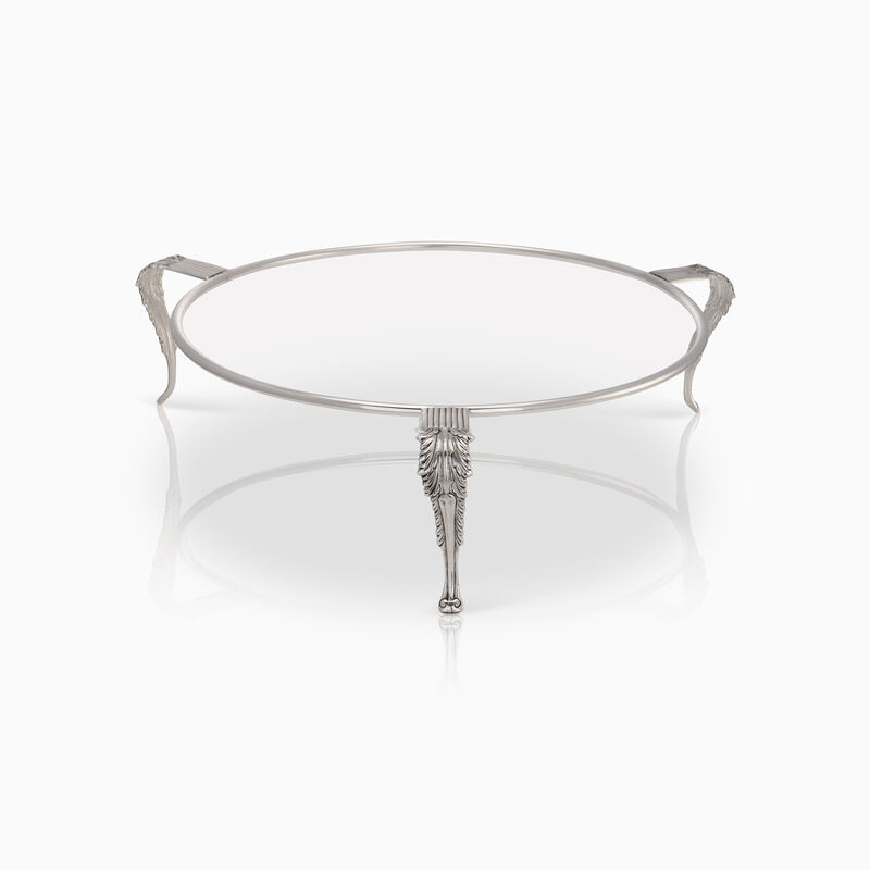 STAND FOR SEDER PLATE PLATED