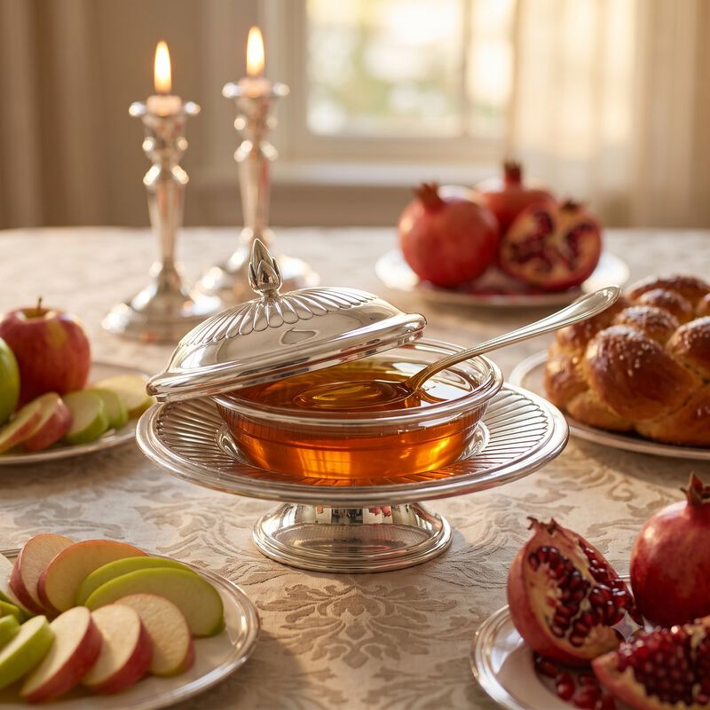 LINYA SERVING DISH PLATED 