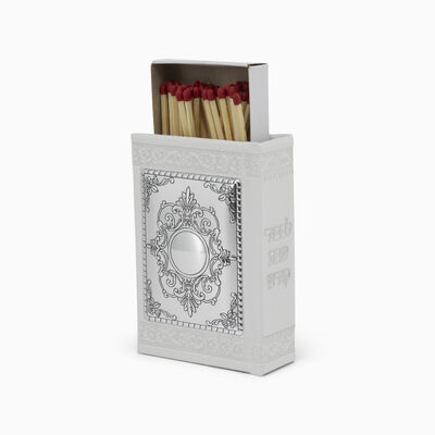LEATHER AND SILVER MATCHBOX WH 