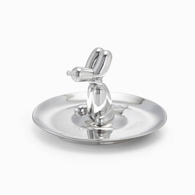 Perry Dog On Silver Tray 