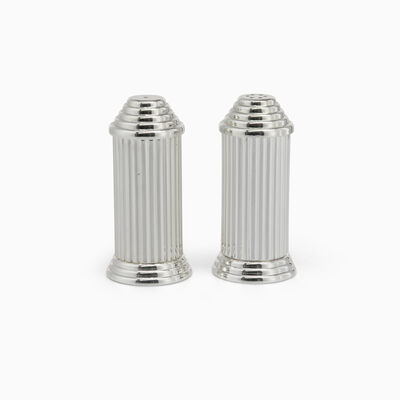 LINYA SALT & PEPPER SET PLATED 