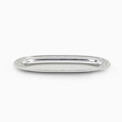 OVAL SERVING TRAY PLATED 