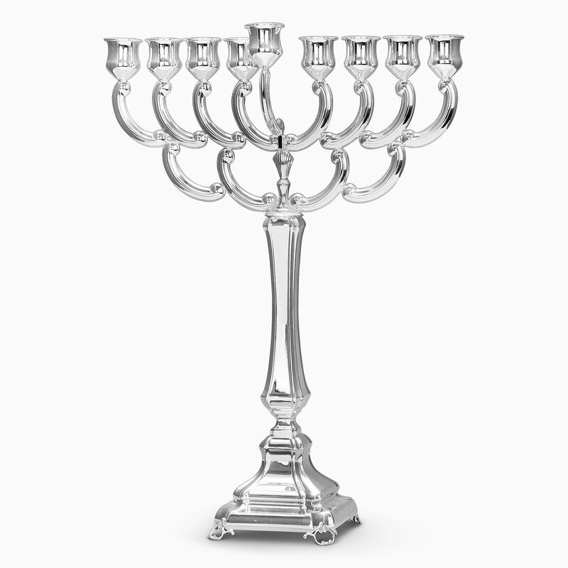 Comino Man Smooth Menorah Sterling silver