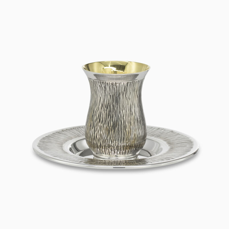 NOTZE CUP + PLATE SET PLATED 